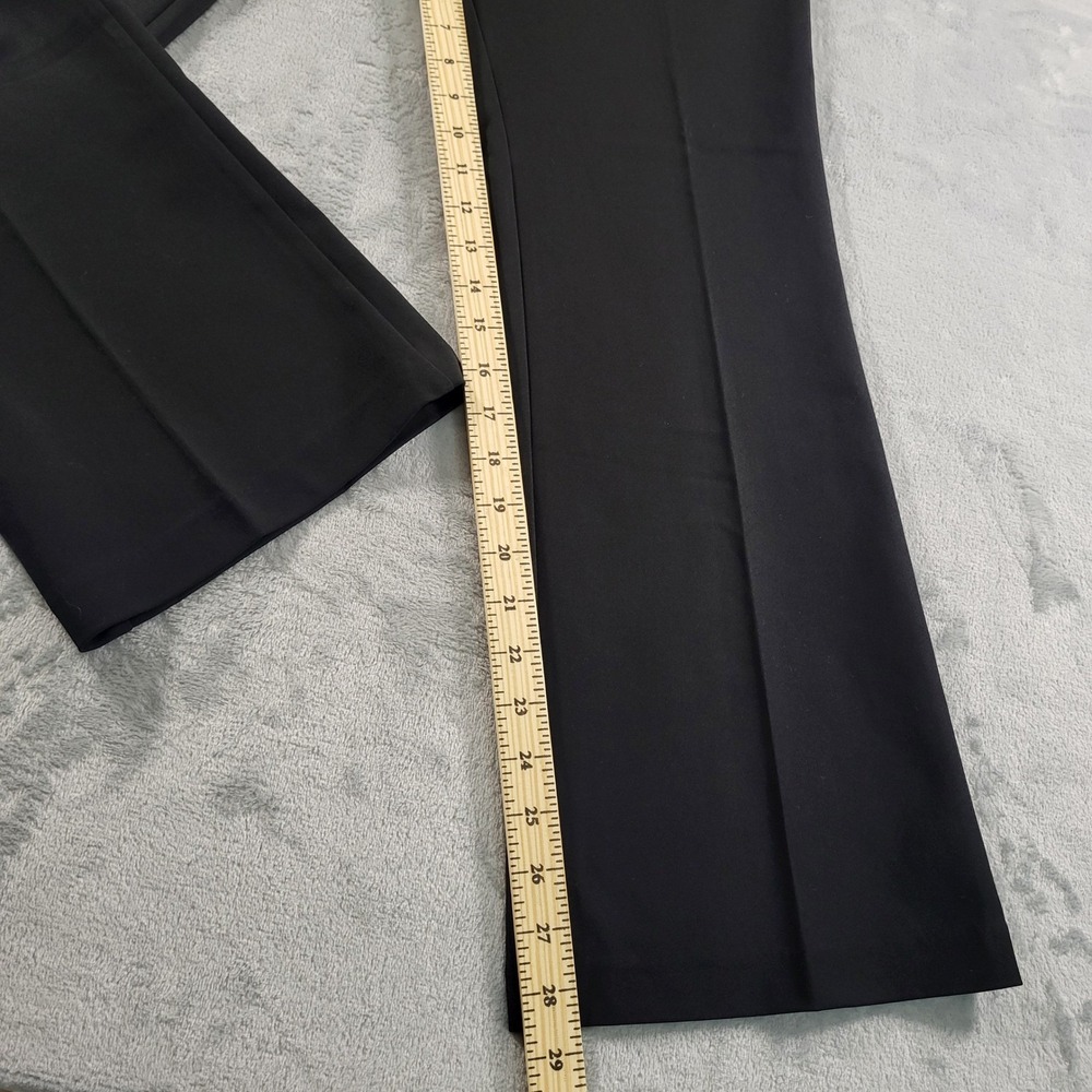 NY&Co Women's 12 Petite NWT All Season Stretch Shaping Black Dress Pants Sleek - Picture 6 of 15